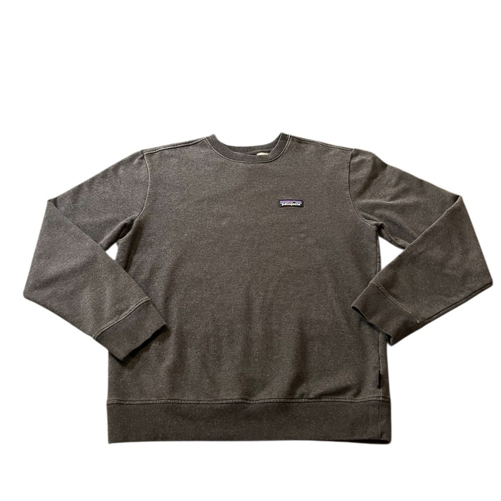 Patagonia Men's Charcoal Crewneck Sweatshirt Size XS